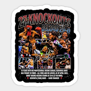 Gervonta Davis 27 K.O Sticker